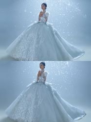 点击看大图 -艾拉·女王婚纱礼服馆