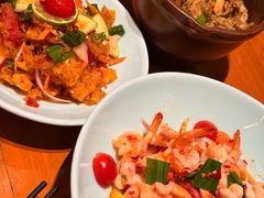 青芒果春虾仁-老滇山寨•云南特色菜•地方菜•民族风情歌舞表演(金碧店)