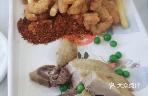 Salted Pork Ribs and French Fries