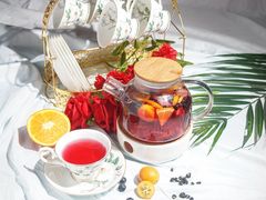 缤纷莓果茶-蜜桃花开·中西融合菜E&W(南长街店)