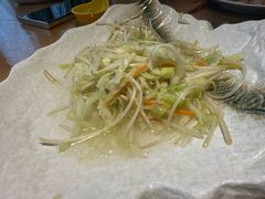 高丽菜炒银芽-禾风·海鲜料理自助(玉林店)