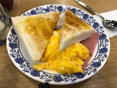 火腿多士香滑炒蛋-棋哥烧鹅餐室(发昌大厦店)