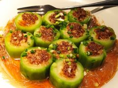 金银蒜蒸丝瓜-汤城小厨•粤菜•靓汤(金宝街店)