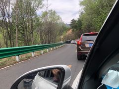 门口排队-玉渡山自然风景区