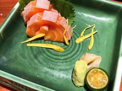 挪威厚切三文鱼腩刺身-摩打食堂(江南西店)
