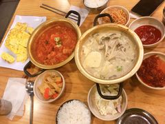 紫苏豆腐蘑菇汤-金北顺大锅家(신사본점)