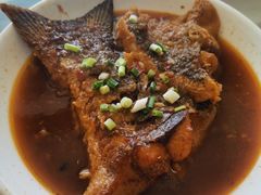红烧划水-天乐农家鱼头王(天目湖店)