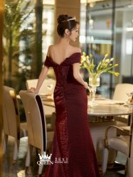 点击看大图 -艾拉·女王婚纱礼服馆