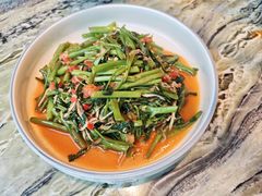 小酸笋炒空心菜-浩海火燒雲傣家菜(合生汇店)