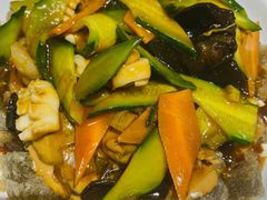 三鲜焖子-方城小吃店