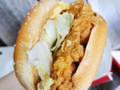香辣鸡腿堡单人餐兑换券-肯德基(富阳九龙DT店)