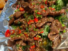 锡纸香菜牛肉-渔语鱼酸菜鱼新川菜(来福士店)