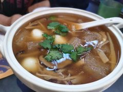蟹肉竹荪蘑菇汤-simply thai天泰(长泰广场店)