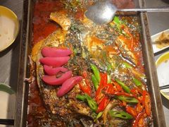-探鱼·鲜青椒爽麻烤鱼(广州欣荣广场店)