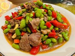 毛豆炒牛肉-小口味