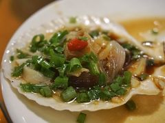 清蒸扇贝-温州一家人美食(西木头市店)