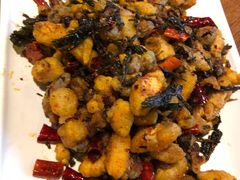 普洱茶炒包浆豆腐-云海肴·汽锅鸡·云南菜(苏州中心店)
