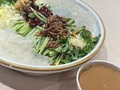 炒肉大拉皮-三棵饭店