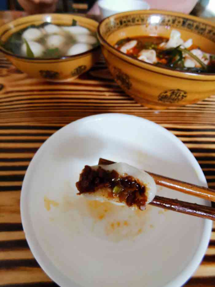 心肺汤圆-"老板直接跟我们说心肺汤圆上过中央电视台哟.