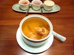 羊肚菌花胶炖农场走地鸡汤-觅唐MITONG(鸟巢店)