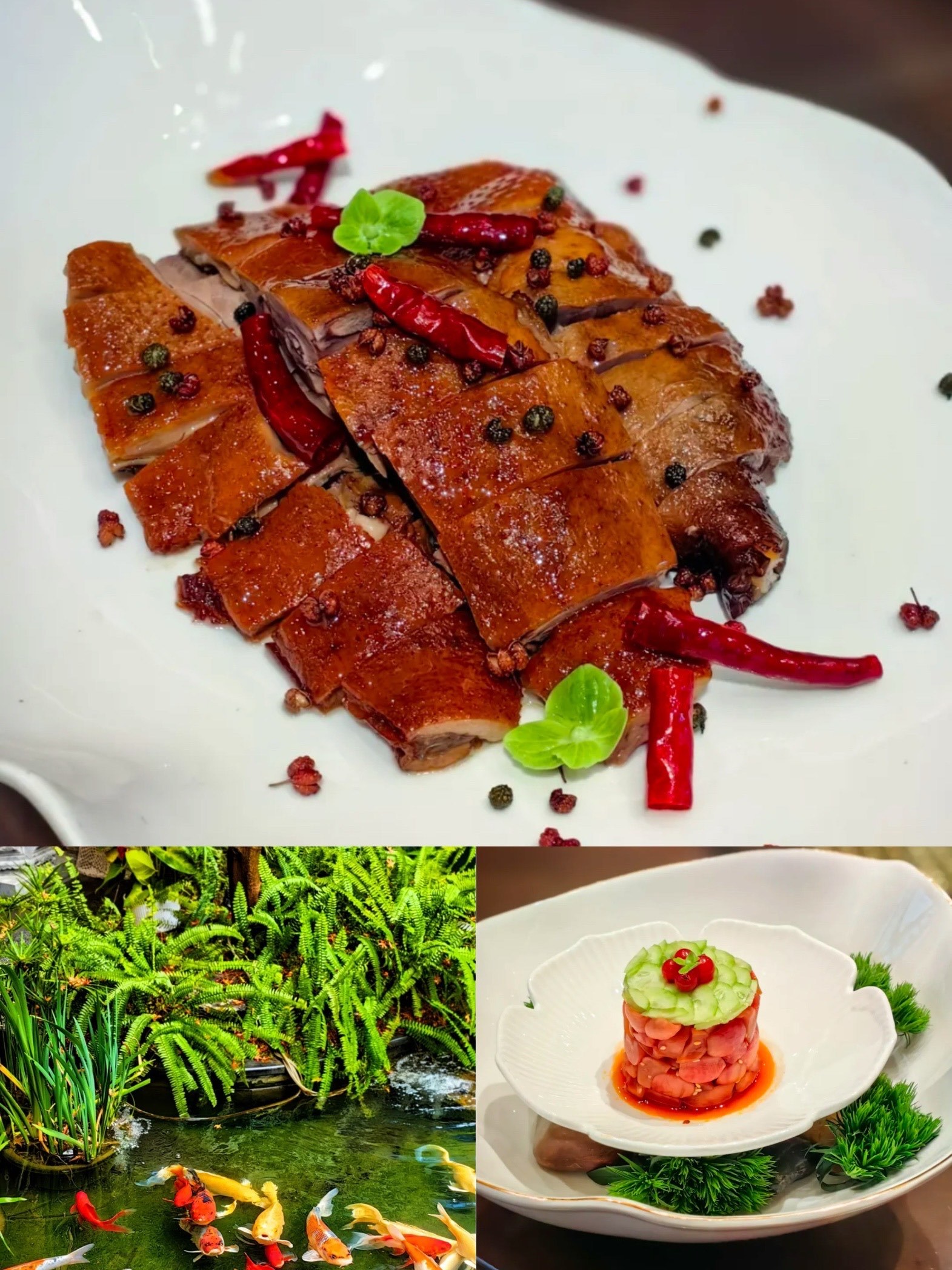 凉菜美如艺术品,苏州景,商务局轻松