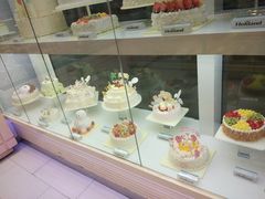 面包甜点陈列柜-LanTa蓝塔烘焙(中原万达店)