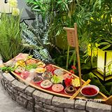 谁敢信❗️一条木舟载满我爱吃的，是什么体验