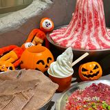 啊啊啊在火锅店过万圣节🎃太有氛围了