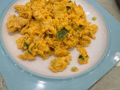 葱摊油鸡蛋-丽泽山庄·生态怀柔菜·虹鳟鱼(红螺寺店)