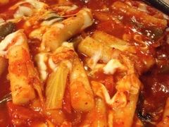 奶酪海鲜炒米条-包装马车·韩国料理·포장마차