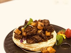 黑椒菌菇香煎牛肉粒-天和晟烤鸭店(玉泉西街店)