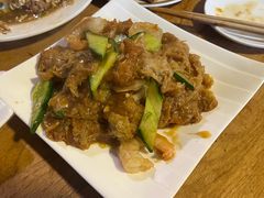 虾仁扒面筋-新月斋(豆瓣胡同店)