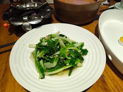 油渣小白菜-汉小城·老铫子藕汤·乡野湖北菜(江汉路吉庆街店)