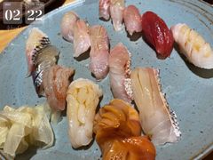 当日空运鲜鱼寿司拼盘-镹·鱼料理  国产鱼使用店