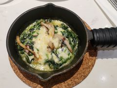 法式奶油芝士焗菌菇菠菜-必胜客(东大桥店)