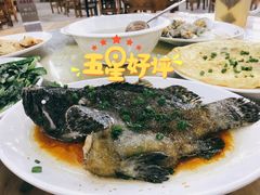 清蒸老虎斑-明记海鲜大排档(巽寮湾店)