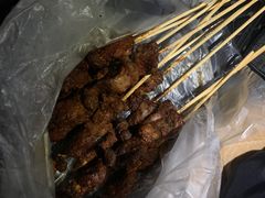 -劳动公园新疆人烤腰子