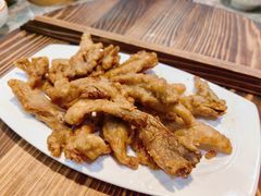 炸蘑菇-三里屯土灶炖公鸡地锅鸡(江东店)