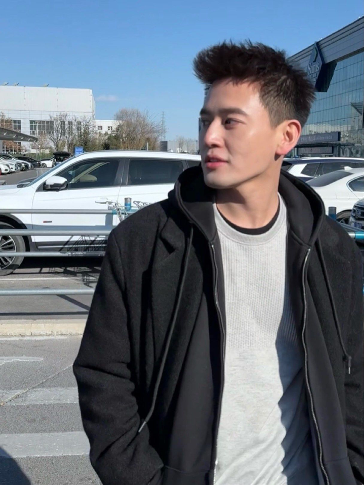 学剪帅气男生头