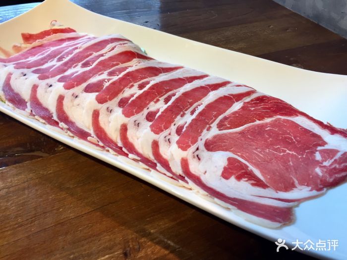 聚升元老北京铜锅涮肉-精品眼肉-菜-精品眼肉图片