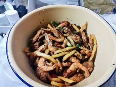 香锅翅中虾小锅（中辣）-清真·锦翔炝锅鱼(明德门店)