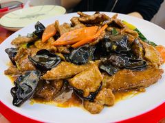 溜肝尖-锅贴王海鲜小馆