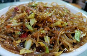 Minced Pork with Sweet Potato Noodles