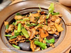 爆炒赤松茸黑牛肝菌-云海肴·汽锅鸡·云南菜(广安门天虹店)