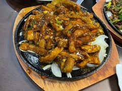 铁板酱烧茄子-牛街老爆肚满(牡丹园店)