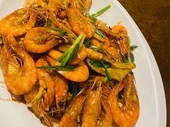 椒盐南美白对虾-达叔香味海鲜(海棠68环球美食街店)