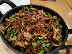 鸡枞菌油菜饭-自如ZSPACE四合院艺术餐厅
