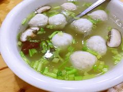 芹菜香菇鱼丸汤-福祥厦门小馆(舟孟北路店)