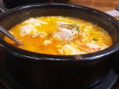 海鲜豆腐汤-包装马车·韩国料理·포장마차