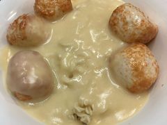 芝心丸芝士汁公仔面-新记餐厅(香槟大厦店)